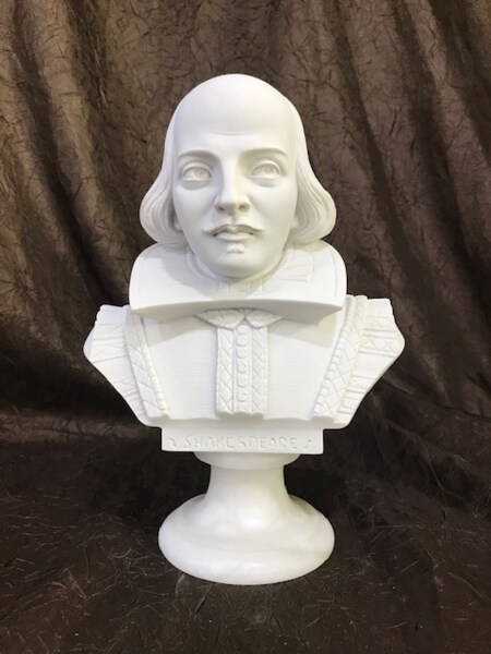 William Shakespeare Portraiture Bust Head Writer English dramatist poet